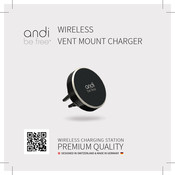 andi be free WIRELESS UNIVERSAL CHARGER Manual