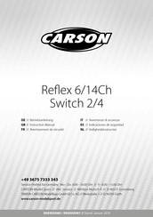 Carson Reflex 6/14Ch Switch 4 Instruction Manual