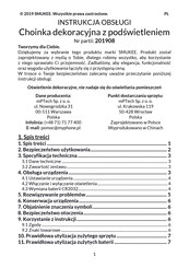 SMUKEE OW-240191 Manual