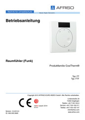 afriso CosiTherm FT Operating Instructions Manual
