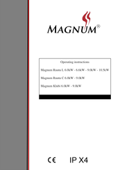 Magnum Klubi 6.0kW Operating Instructions Manual