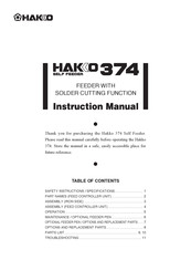 Hakko Electronics 374 Instruction Manual