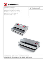 Sammic SVE-114-T User Manual