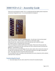 PMFoundations 3080 VCO v1.2 Assembly Manual