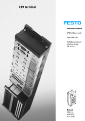 Festo CPX-FB6 Electronic Manual