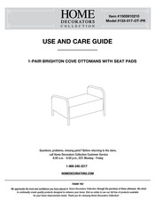 Home Decorators 133-017-OT-PR Use And Care Manual