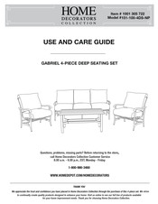 Home Decorators 151-100-4DS-NP Use And Care Manual