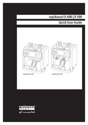 ratiotec Rapidcount X 500 Quick User Manual
