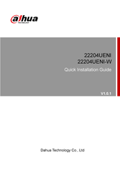 Dahua Technology 22204UENI-W Quick Installation Manual