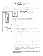 Simplex 2015 Series Manual