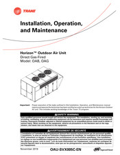 Trane Horizon OABD060A Installation, Operation And Maintenance Manual