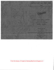 Columbia N430-2 Instructions And Parts