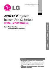 LG Multi V CFU Series Installation Manual