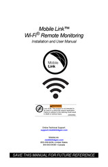 Generac Power Systems Mobile Link Unit Installation And User Manual