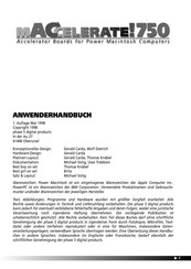 phase 5 Maccelerate!750 User Manual
