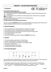 Velleman VQS4CRT3 Manual