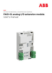 ABB FAIO-01 User Manual