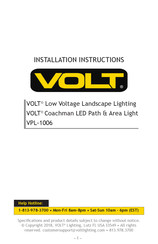 Volt VPL-1006 Installation Instructions Manual