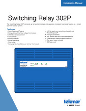 Watts Switching Relay 303P-3 Installation Manual