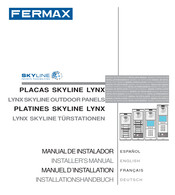 Fermax LYNX SKYLINE Installer Manual