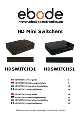 Ebode HDSWITCH51 User Manual