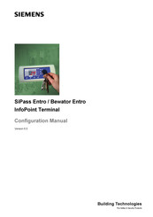Siemens Bewator Entro Configuration Manual