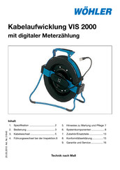 Wohler VIS 2000 Manual