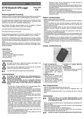 Conrad GT-750 Operating Instructions Manual