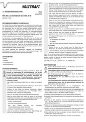 VOLTCRAFT NPS-90A Operating Instructions Manual