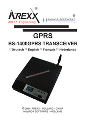 Arexx BS-1400GPRS Manual