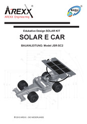 DAGU Arexx SOLAR E CAR JSR-SC2 Instruction Manual