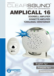 Geermarc CLEARSOUND AMPLICALL 16 Manual