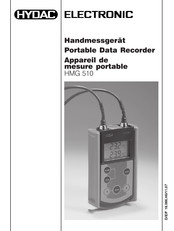 HYDAC ELECTRONIC HMG 510 Manual