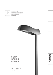 Hess SERA G: SERA S Installation And Operating Instructions Manual