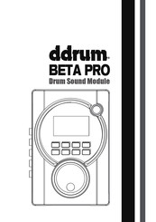 ddrum BETA PRO Manual