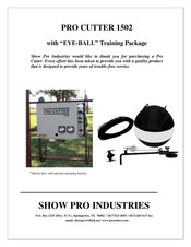 Show Pro Industries PRO CUTTER 1502 Installation Instructions Manual