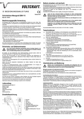 VOLTCRAFT SDM-115 Operating Instructions Manual