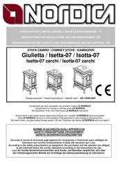 LA Nordica Giulietta Instructions For Installation, Use And Maintenance Manual
