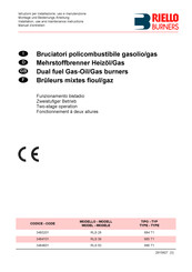 Riello Burners RLS 28 Installation, Use And Maintenance Instructions