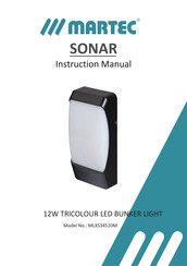 Martec Sonar MLXS34510M Instruction Manual