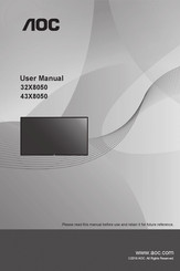 AOC 43X8050 User Manual