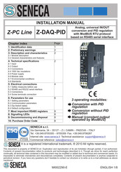 Seneca Z-DAQ-PID Installation Manual