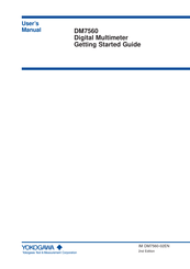 YOKOGAWA DM7560 Getting Started Manual