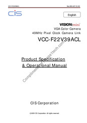 CIS VISION:mini VCC-F22V39ACL Product Specification & Operational Manual