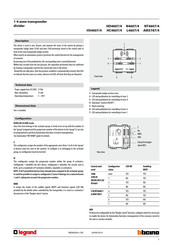 LEGRAND Bticino HD4607/4 Quick Start Manual