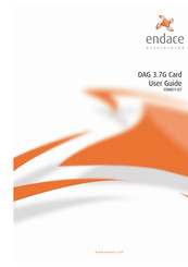 Endace DAG 3.7GF User Manual