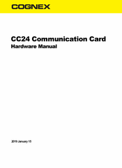 Cognex Communication Card Hardware Manual