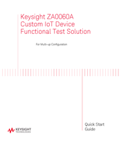Keysight ZA0060A Quick Start Manual