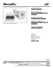 Cole-Parmer MasterFlex I/P 7591-07 Operating Manual