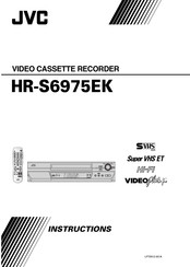 JVC HR-S5975EK Instructions Manual